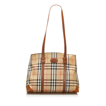 Burberry Haymarket Check Tote Tote Bag