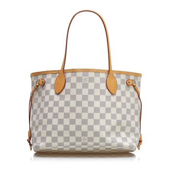 Louis Vuitton Damier Azur Neverfull PM Tote Bag