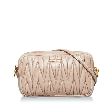 MIU MIU Matelasse Crossbody Bag