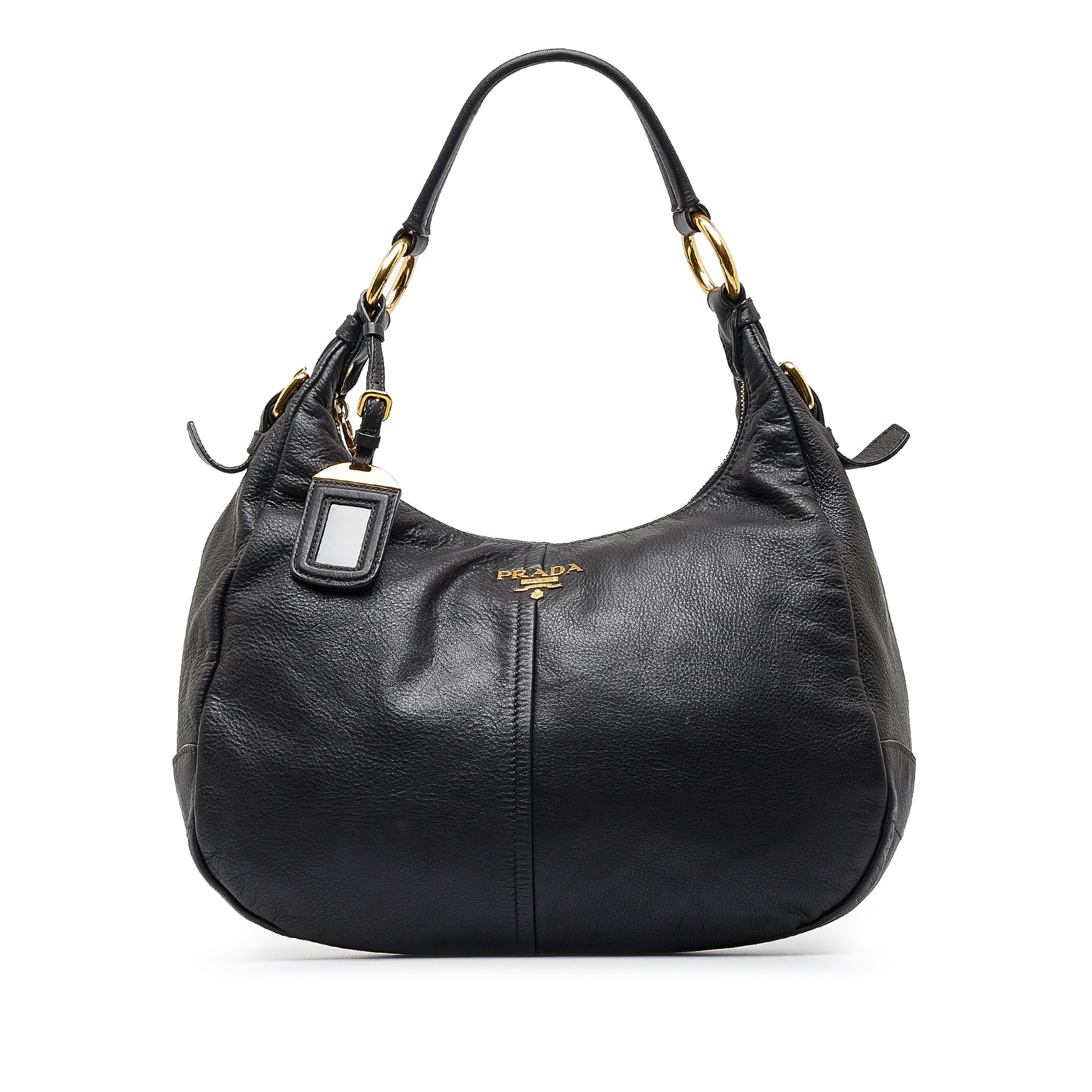 Prada vitello store daino shoulder bag