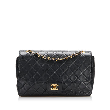 Chanel Medium Classic Lambskin Single Flap Shoulder Bag