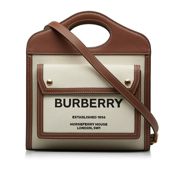 BURBERRY Pocket Satchel