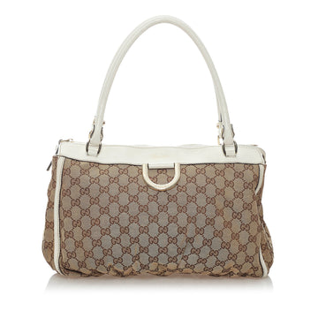 Gucci GG Abbey D-Ring Canvas Shoulder Bag