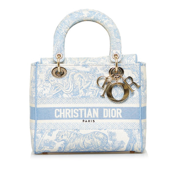 DIOR Medium Toile de Jouy Lady D-Lite Satchel