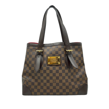 LOUIS VUITTON Damier Ebene Hampstead MM Tote Bag