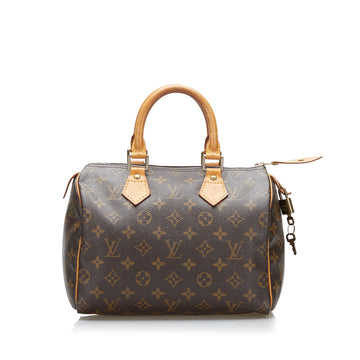 Louis Vuitton Monogram Speedy 25 Boston Bag