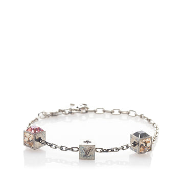 LOUIS VUITTON Crystal Gamble Station Bracelet Costume Bracelet