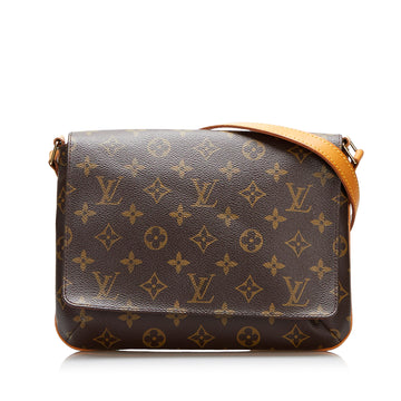 LOUIS VUITTON Monogram Musette Tango Long Strap Crossbody Bag