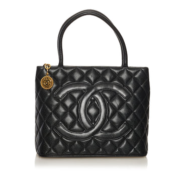 Chanel Caviar Medallion Tote Bag