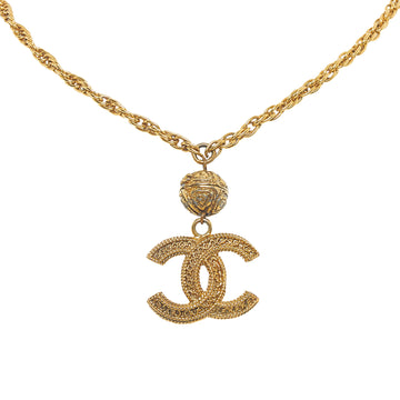 CHANEL CC Pendant Necklace Costume Necklace