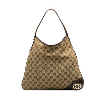 GUCCI GG Canvas New Britt Hobo Hobo Bag