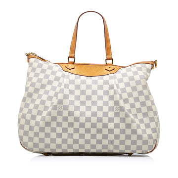 LOUIS VUITTON Damier Azur Siracusa GM Satchel