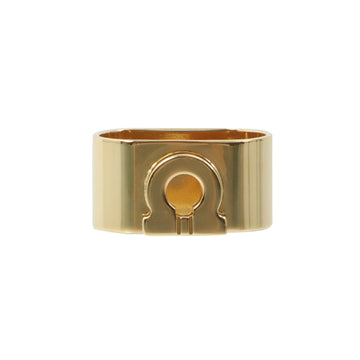 Salvatore Ferragamo Gancini Plate Scarf Ring