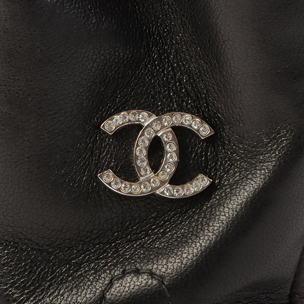 Chanel Around 2001 Made 2.55 Design Stitch Side Cc Mark Chain Bag Blac