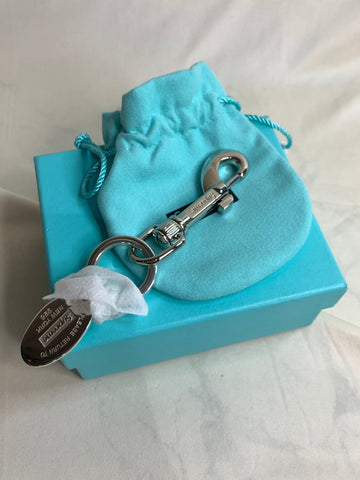 TIFFANY & CO. Tiffany X Supreme Silver Key Ring Charm Sku# 66440