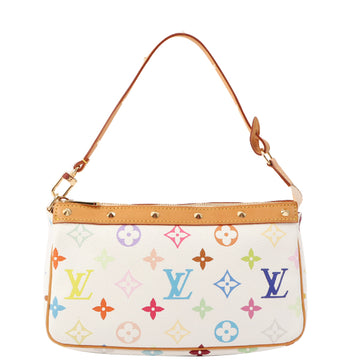 Louis Vuitton 2003 Made Monogram Multi Color Pochette Accessoires Blanc