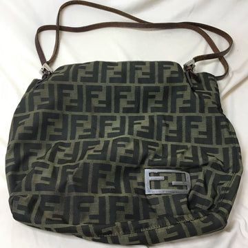 Fendi Green Zucca Shoulder Bag Sku# 57296