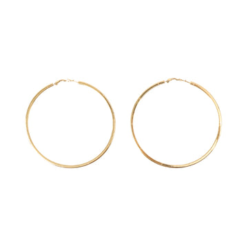 Chanel 2004 Made Mini Cc Mark Hoop Pierced Earrings