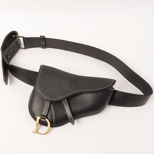 DIOR Saddle Belt Bag Black