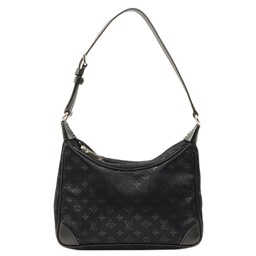 Louis Vuitton 2002 Made Satin Monogram Little Boulogne Black