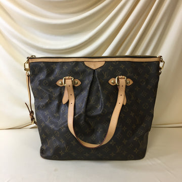 Pre-Owned Louis Vuitton Monogram Canvas Palermo GM With Strap Shoulder Bag Sku# 65701