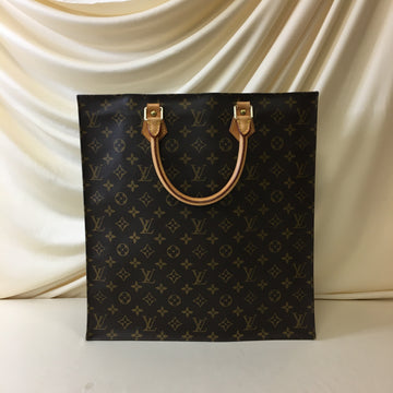 Pre-Owned Louis Vuitton Monogram Canvas Sac Plat Tote Sku# 65717