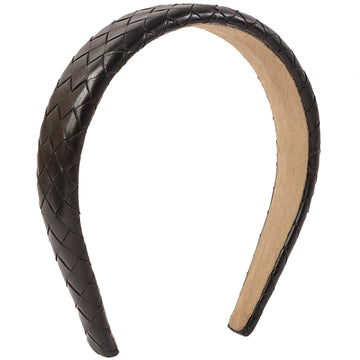 BOTTEGA VENETA Intrecciato Hairband Black