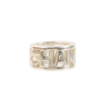 Chanel Silver925 Logo Cut-Out Ring