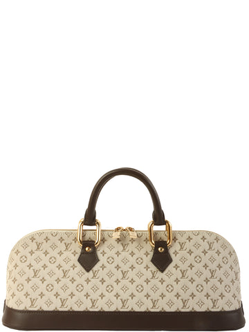 LOUIS VUITTON 2001 Made Monogram Mini Alma Ron Khaki/Brown