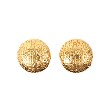 Chanel Round Logo Design Earrings