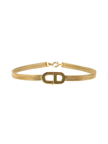 DIOR Logo Plate Bracelet