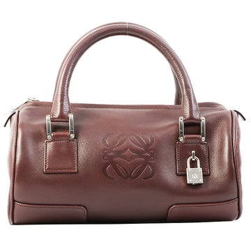 Loewe Anagram Logo Embossed Top Handle Bag Brown