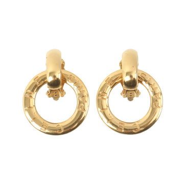 Celine Logo Hoop Earrings