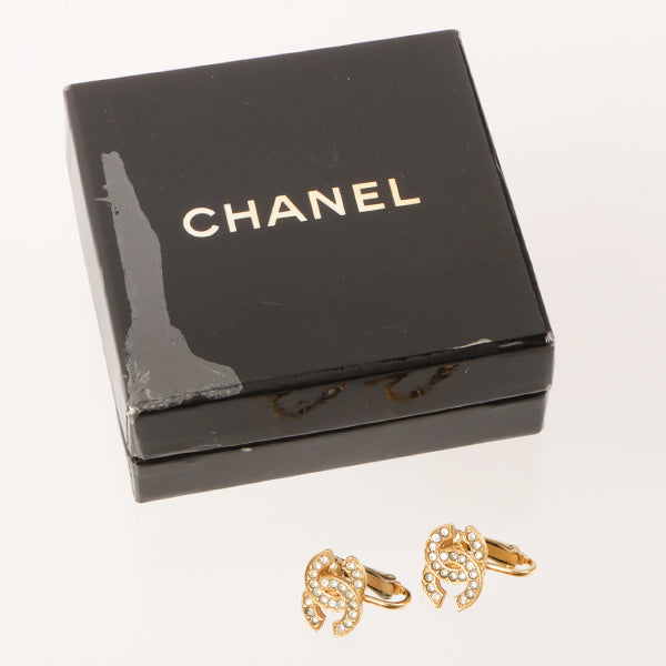 Chanel silver mini CC earrings with pearls full set  AEC1031   LuxuryPromise