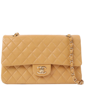 Chanel Around 2002 Made Classic Flap Chain Bag 25Cm Camel