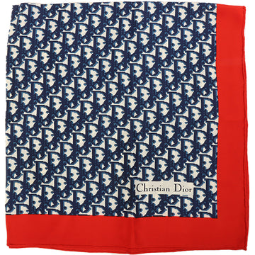 DIOR Trotter Pattern Scarf Navy/Red