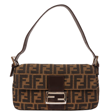 FENDI Ff Zucca Pattern Mamma Baguette Brown