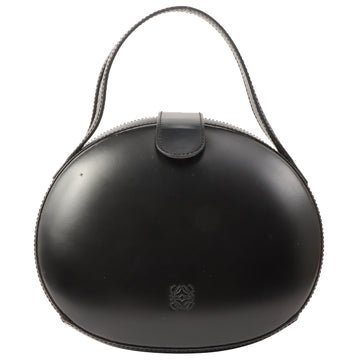 Loewe Anagram Logo Embossed Handbag Black