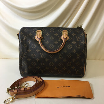 Louis Vuitton Monogram Speedy 30 Bandouliere Sku# 67551