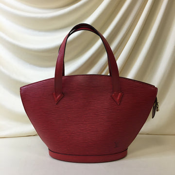 Louis Vuitton Red Epi Saint-Jacques PM Tote Sku# 67604