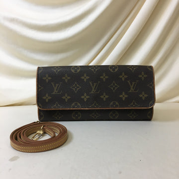 Louis Vuitton Monogram Twin GM Sku# 67578