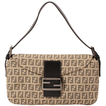 FENDI Ff Zucchino Pattern Mamma Baguette Beige