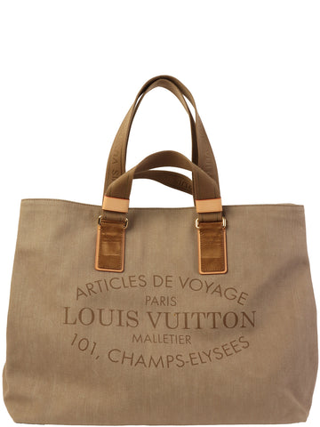 LOUIS VUITTON 2012 Made Plansoleil Cabas Gm Brown