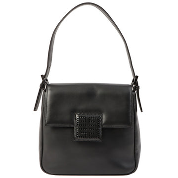 Givenchy Logo Embossed Shoulder Bag Black