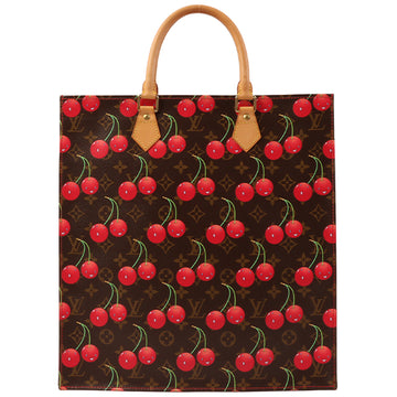 LOUIS VUITTON 2005 Made Takashi Murakami Collaborations Monogram Cherry Sac Plat Brown