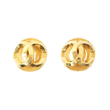 Chanel Round Cut-Out Coco Mark Earring