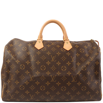 LOUIS VUITTON 2006 Made Canvas Monogram Speedy 40 Brown