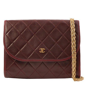 Chanel Mini Cc Mark Chian Bag Burgundy