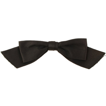 CHANEL Big Ribbon Brooch Black