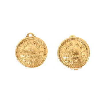 Chanel Coin Design Earrings